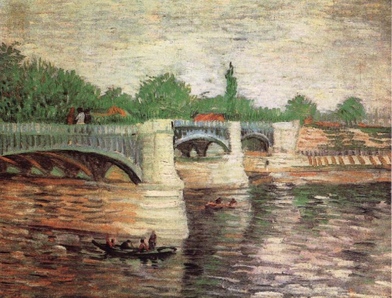 Vincent Van Gogh Pont de la Grande Jatte oil painting picture